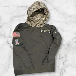 Nike Dallas Cowboys NFL Sideline Fleece Khaki